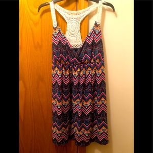 Derek heart super soft knit razorback dress